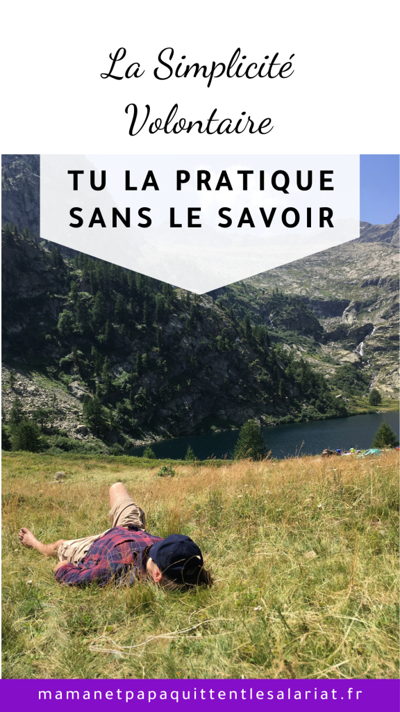 la simplicité volontaire?