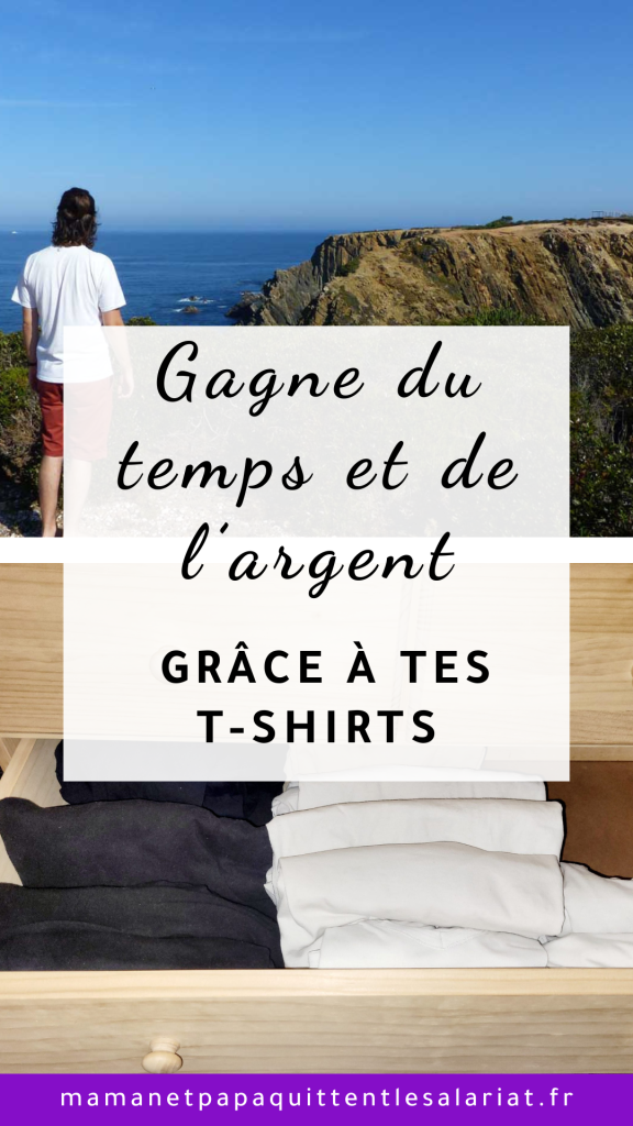 Gagne du temps et de l'argent grâce à tes t-shirts