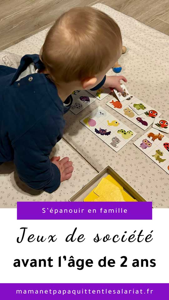Pinterest 3 jeux de société avant l'âge de 2 ans