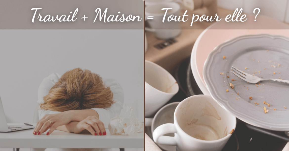 Je travaille et je fais tout à la maison — femme épuisée entre travail et tâches ménagères